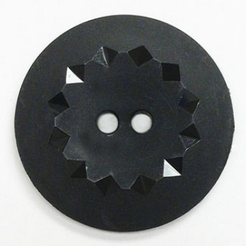 NV-1331-Black Fashion Button, 2 Sizes 